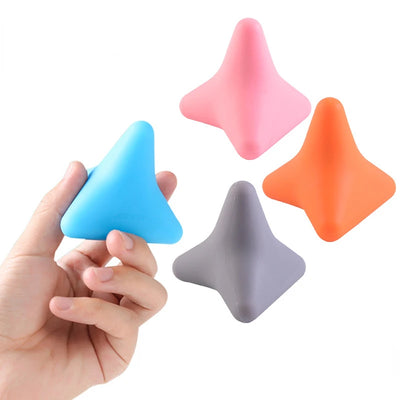 Silicon Massage Cone Triangular Relax Apparatus Ball Psoas Muscle Release Thoracic Spine Back Neck Scapula Foot Yoga Apparatus