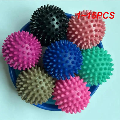 1~15PCS WorthWhile Massage Yoga Balls PVC Exercise Sport Fitness Ball Body Stress Relief Scapulae Hand Foot Roller Massager